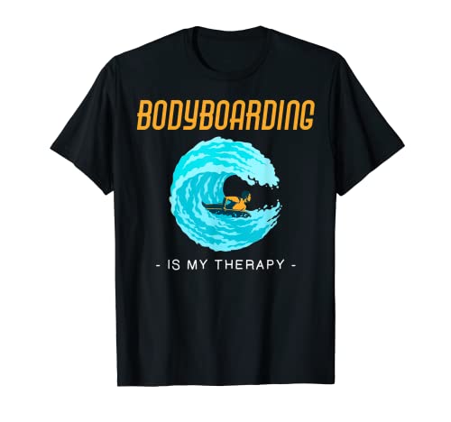 My Therapy Bodyboarding Funny Bodyboard T-Shirt