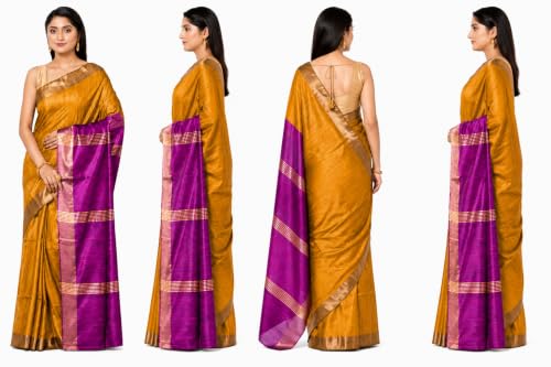 RACHBAI tussar silk saree in pure silk – image 2