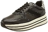 Geox Damen D Kency Sneakers, Schwarz, 38 EU