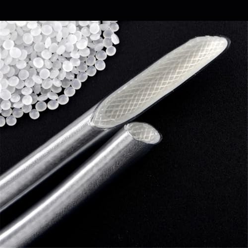Flexo de ducha de PVC plateado y negro de alta durabilidad con rosca GI/2 5