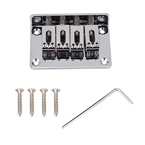 Chevalet de guitare électrique, chevalet de guitare à 4 cordes, chevalet à 4 selles pour basse de guitare électrique… - Les Beatles, Paul McCartney, John Lennon, RIngo Starr, George Harrison Chevalet de guitare électrique, chevalet de guitare à 4 cordes, chevalet à 4 selles pour basse de guitare électrique…