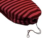 DORSAL Surfboard Sock Cover - Ultralight Protective Day Bag for Your Surf Board Red and Grey Stretchy Polyester 8'6