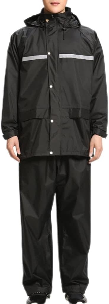 Thickened Adult Split Raincoat Rain Pants Suit Electric Car Motorcycle Outdoor Riding Take-out