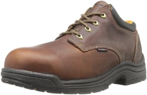 Timberland PRO Men's Titan Safety Toe Oxford,Haystack Brown,9 W