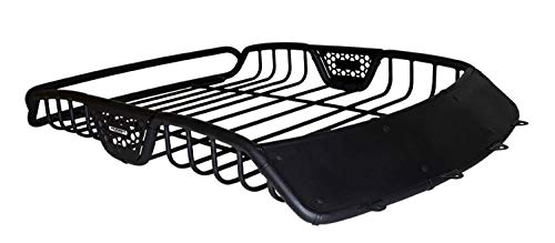 Go Rhino SR10 Roof Rack - Tubular Rack & Cross Bar Clamps | Mild Steel, Textured Black, L: 60