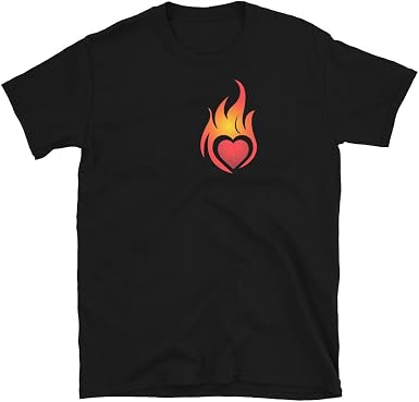 Flame Heart Shirt Heart Fame is an 