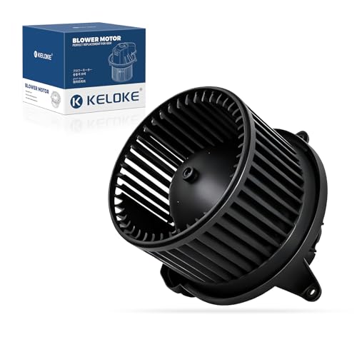 Image of KELOKE Front HVAC Heater Blower Motor Fan Compatible with Ford F-150 2004-2008, Expedition 2003-2006 & Lincoln Navigator 2003-2006, with Fan Cage, Replace# 700139 6L1Z19805B