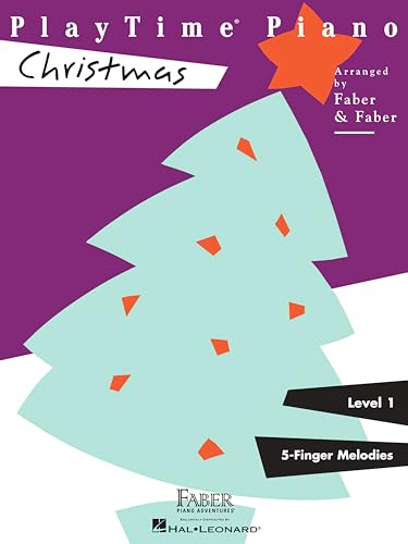 PlayTime Piano: Christmas – Level 1 | Beginner Holiday Sheet Music for Kids |Early Elementary Piano Songbook with Popular Carols and Christmas Classics |Faber Piano Adventures Method Book