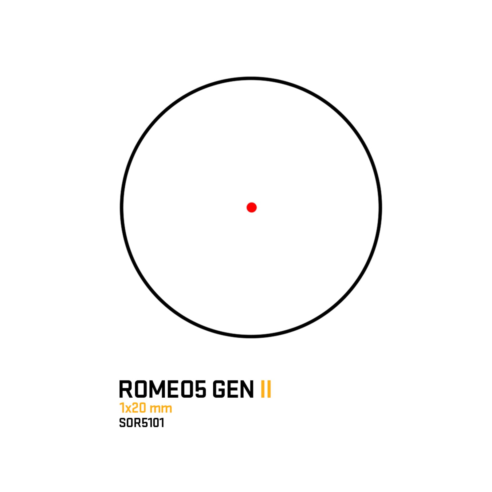 SIG SAUER ROMEO5 GEN II 1x20mm Compact Durable IPX-7 Waterproof Gun Shooting Sight, Parallax-Free Optical Design, 12 Illumination Settings - Red Dot Sight