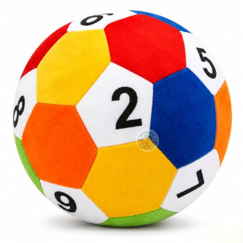 Image of Chi-Chimpu Toyss Soft Plush Number Ball 15 CM for Kids | Educational Fabric Ball with Numbers | Ultra Soft Stuffed Ball's for Babies, Toddlers & Children | Indoor Play, Learning & Birthday Gift