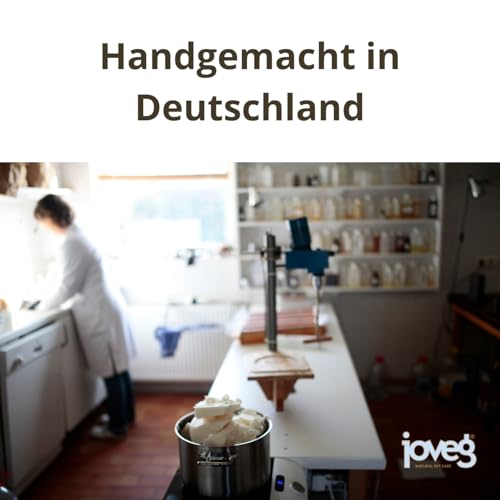 joveg® Hundeshampoo Pflege Seife - Sanfte Reinigung Fellpflege und Hautpflege für Hunde - Wirkt rückfettend und schützt die Haut vor Austrocknung - Made in Germany, Handgemacht, 100g