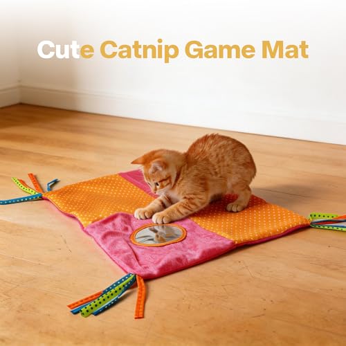 Arenero para gato pequeño con tapa removible color verde y amarillo miniatura 3