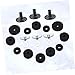 SAFIGLE 42pcs Drum Replacement Washer Kit Non- Felt Pads for Cymbal -friction Accessories for Drum Black