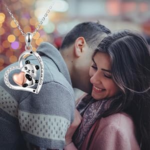 Miniatura 5 de Lindo collar de animal collar con colgante de animal de plata de ley 925 para mujeres, hombres y adolescentes