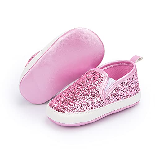 Casazoe Baby Girls Boys Canvas Sneaker Infant Soft Sole Non-Slip Comfort Shoes Newborn Crib Casual Sneaker Austin Boy's Flat Lazy Loafers Moccasins First Walking Skate Shoe…
