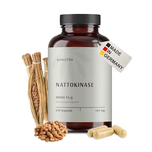 Sanutra Nattokinase Capsules - 270 capsules