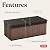 Keter Darwin 100 Gallon Resin Large Deck Box - Organization and Storage for Patio Furniture, Outdoor Cushions, Garden Tools and Pool Gear