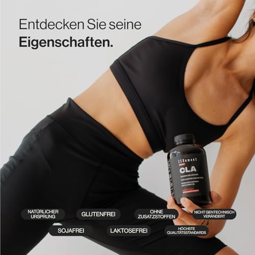 CLA Konjugierte Linolsäure 3000 mg pro Portion – 200 Weichkapseln mit schneller Absorption aus Safloröl 80 % (2 Monate) – Sport‑Supplement – Hohe Konzentration – Zenement