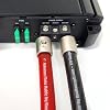 KnuKonceptz Offset Power/Ground Amp Input Wire Gauge Reducer 1/0 to 4 Gauge Pair with Heat Shrink