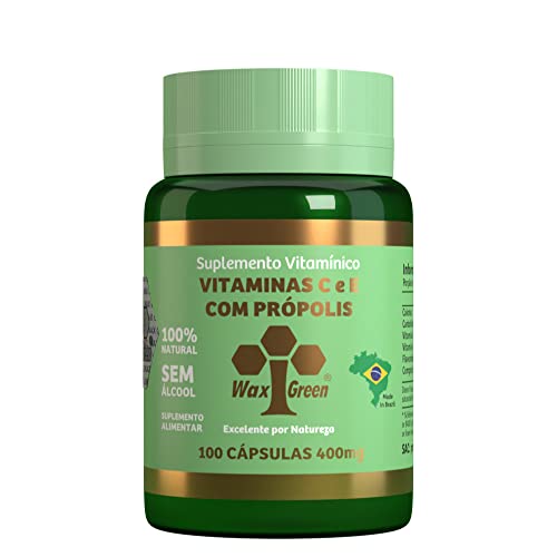 Própolis Verde 80%, 100 Cápsulas, Wax Green