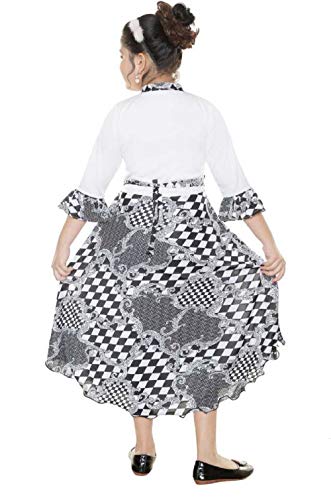 Image of DIGIMART Girl's Long Length Gown Dress (White)
