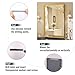 Easly 36 x 24 Inch Gold Bathroom Mirror for Wall,Aluminum Alloy Frame Rectangular Wall Mounted Mirror for Farmhouse Decor Horizontal or Vertical Ideal for Bedroom, Living Room