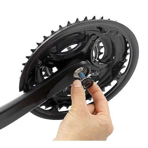 Image of PROWHEEL Bike Hex Crank Arm Fixing Bolts Spindle 8mm Allen Key Bolt Screws Capless Bottom Bracket for Cycling Bicycle Axle Fits Many Bike Cranksets
