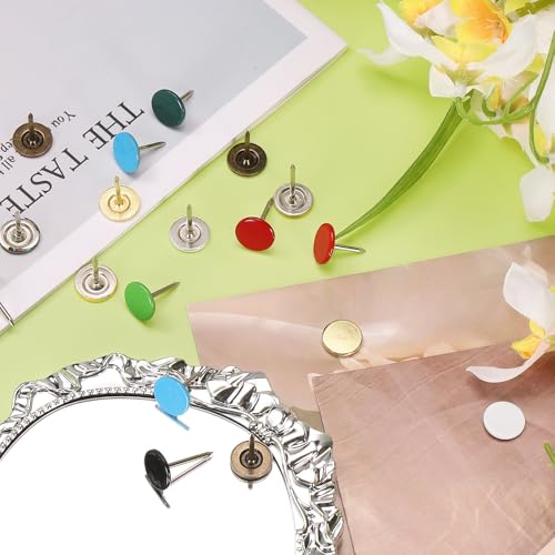Punaises à tête plate blanche 11mm uxcell fixation canapé solide