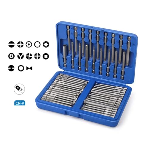 Jeu de 50 embouts extra longs 75 mm pour débloquer les vis profondes - 2