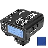 Puedes conectar el X2T-C a tu teléfono o tableta a través de Bluetooth después de descargar la aplicación "GodoxPhoto", luego controlar el modo Flash, la salida de potencia, el modo de luz de modelo, el pitido de Godox parpadeante, etc. Es muy útil cuando se realizan fotos de productos en el estudio mientras que el disparador de radio es difícil de alcanzar por la parte superior de la cámara.