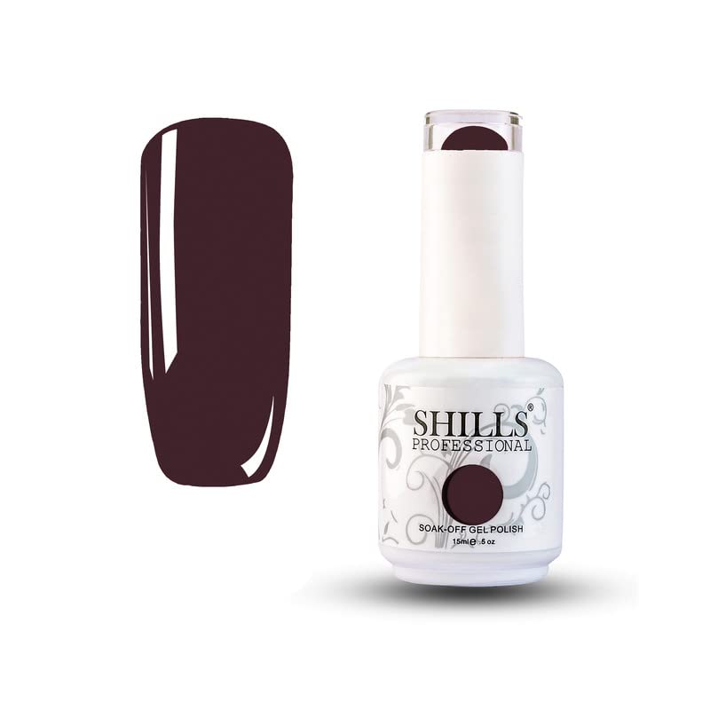 Image of Shills Professional Uv /Led Soak Off Gel Polish (Gel Nail Polish) Glossy Finish Nail Polish Color Shade 84, 15 Ml