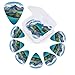 Islands and Mountain print Guitar Picks 12 Pack Personalized Guitar Picks with Storage Box Guitar Accessories for Ukulele Electric Acoustic Guitars Bass