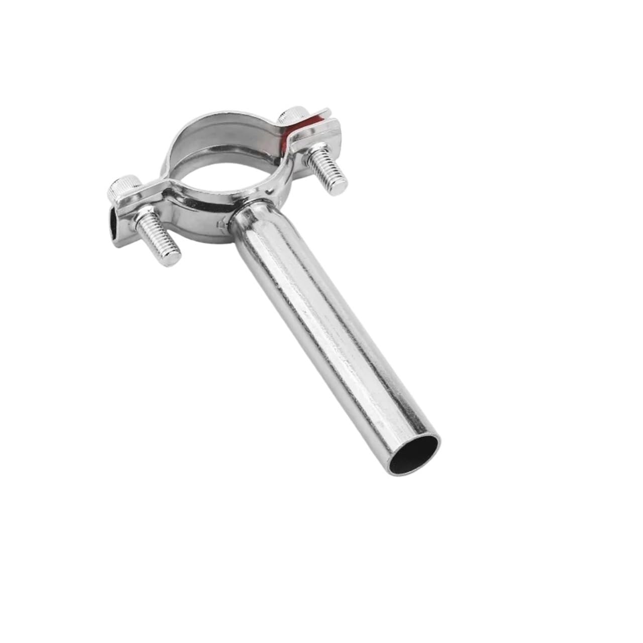 Pipe clamp,304 Stainless Steel Fixture Bracket Welding Water Fixed Clamp Circular PVC Locking 19-108mm(85-89mm-L100mm)(85 89mm L100mm)