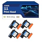 11 C4811A C4812A C4813A C4810APrint Head PrintHead with New Chip Compatible for HP Business Inkjet 1000 1200 2280 2300 2600 DesignJet 20PS 50PS 70 100Plus 110Plus 111 120 120NR 500 4 pcs