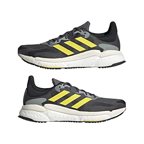 Adidas Solar Boost 4 M, Sneaker Hombre, Grey Six/Beam Yellow/Linen Green, 40 2/3 EU