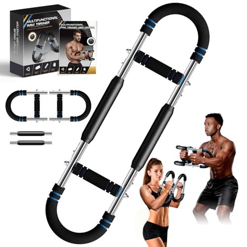 Twister Arm Trainer, Adjustable Twister Arm (60-90 lbs) Chest & Arm Workout Equipment for Men & Women, Ergonomic Detachable Arm Trainer Home Gym Strength Trainer with Anti-Slip Handles & Carry Bag