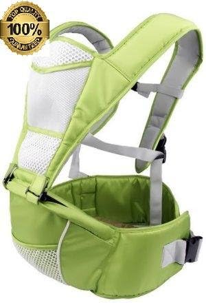 Babi Bambino Best Baby Carrier Front Kangaroo Sling Backpack Soft Hip Seat (Green)