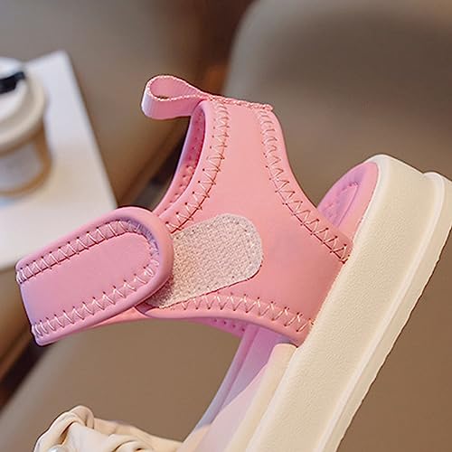 Girls' Sandals Summer Children's Soft Sole Shoes Pearl Decoration Fashion Girls' Bow Princess Toddler Glitter Sandals3