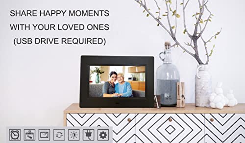 Véfaîî Newest,Dementia Clock With Auto Dst & 15 Alarms, Day Clock With Sun/Moon Icons For Memory Loss, Alzheimer's, 7 Inch Black With Remote #TOP5