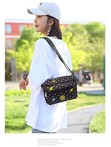 Image of MOMISY Women Mobile Messenger cellphone Bag Ladies Nylon Shoulder Cross Body Long Strap for College, Outing, Travelling, Work