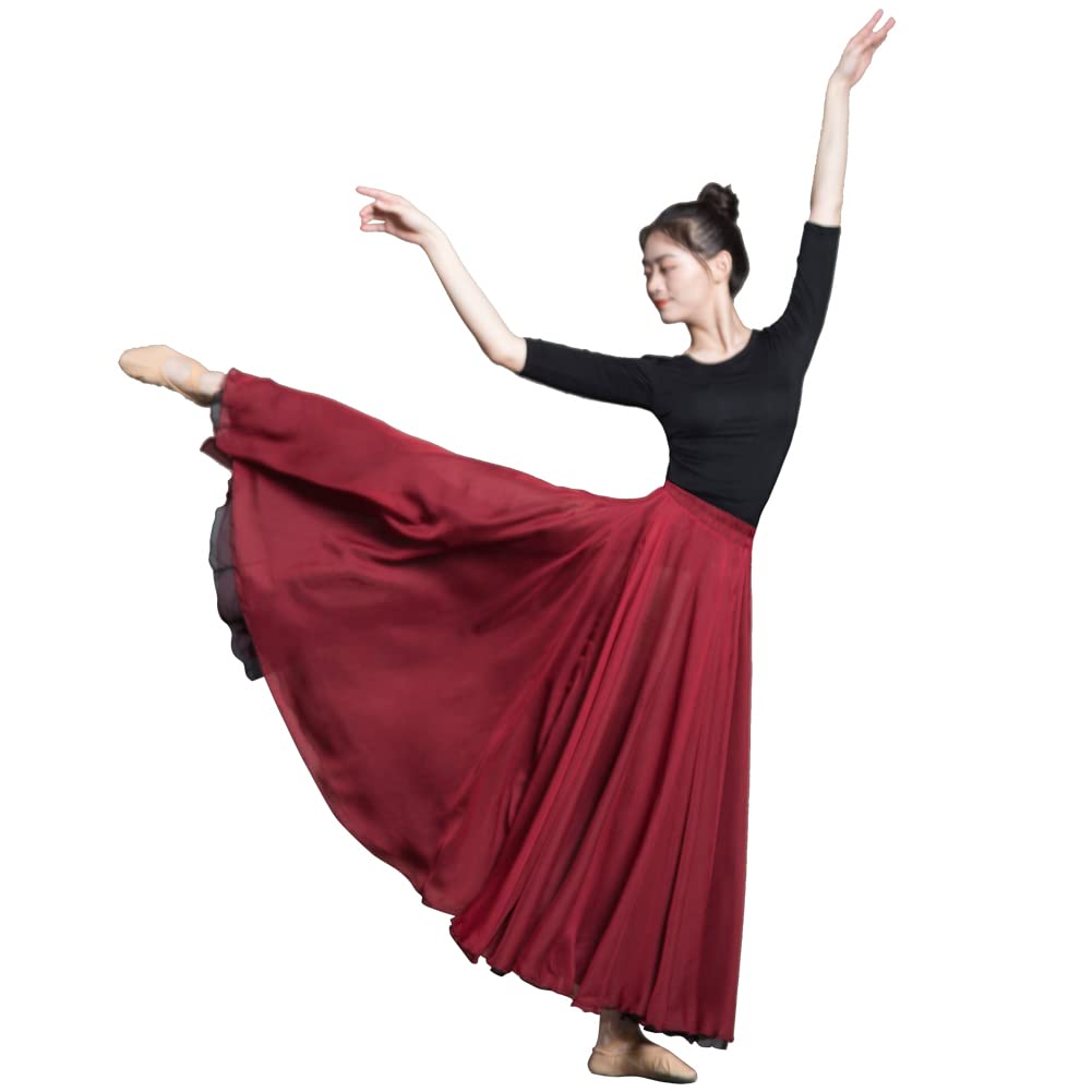 ROYAL SMEELA Jupe Longue Flamenco Jupe de Danse du Ventre Femme Jupes Danse du Ventre pour Femme Jupe Danse Orientale Jupe Flamenco Jupe Danse Ventre Sexy Costume de Danse du Ventre Jupe de Flamenco