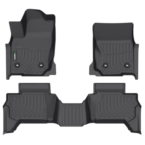 ANBINGOFloor Mats Fit for Toyota 4Runner 2025 2026 5 Seats (No Hybrid)All Weather Mats for Toyota 4Runner TPE Car Mat Rugs for 2025 4Runner Rubber Trunk Carpet for 2025 4Runner Automotive Accessories