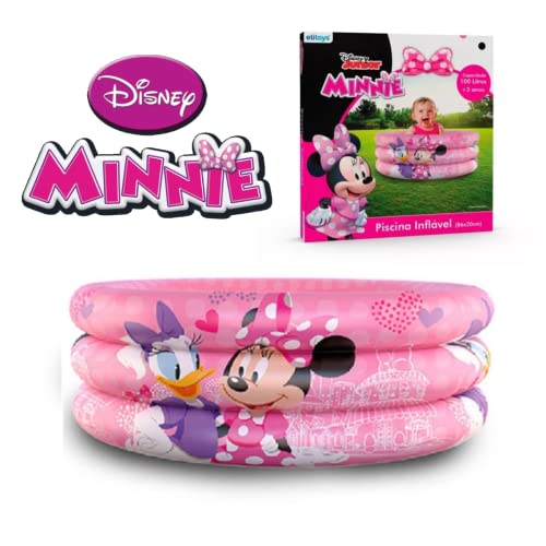 Piscina de Bolinhas 100 Litros + 100 Bolinhas Minnie