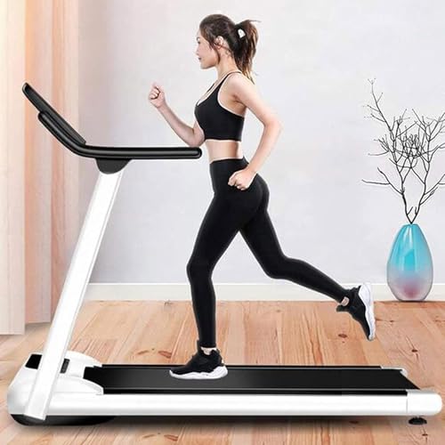Image of Electric Treadmill-Ultra-Thin Mute Folding Walking Treadmill - for Home /Office Portable Fitness Equipment-Small Unisex Walking Machine
