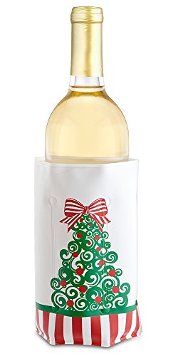 Epic Products Swirl Tree Wine Chill Bottle Cooler, Multicolor