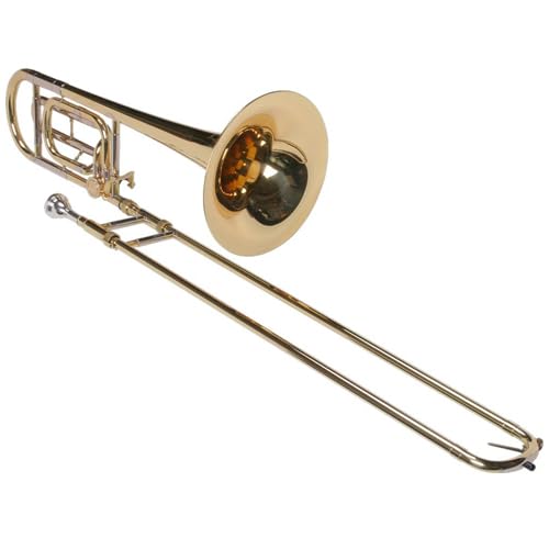 Bb Tenor Posaune Quartventil, verchromter Innenzug, Softkoffer, Mundstück