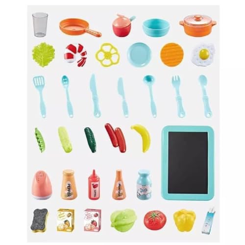 Image of Kids Kitchen Play Set with Lights & Sounds (Sound & Light Kitchen Playset)