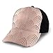 Produktbild PGTry Baseballkappe, rosa, kupfergrau, Art-Deco-Muscheln, Waagen, verstellbar, Sport, Outdoor, Sonnenkappe, Unisex, Hip Hop, lässiger Hut