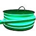 YXHL庐 Luce al Neon a LED Verde Silicone, DC 12V 15 Metri / 50 Piedi Flessibile Impermeabile Striscia di luci LED Neon Corda, per la Decorazione architettonica del Giardino di casa Interna o Esterna