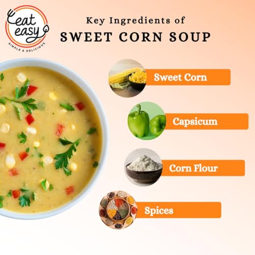 Image of Eat Easy Ready To Eat Desi Chinese Food- Combo of 7, Freeze Dehydrated | Schezwan Rice, Spicy Manchow Soup, Sweet Corn Soup, Protein Rich Paneer Chilli, Veg Manchurian, Mexican Rice, Veg Fried Rice